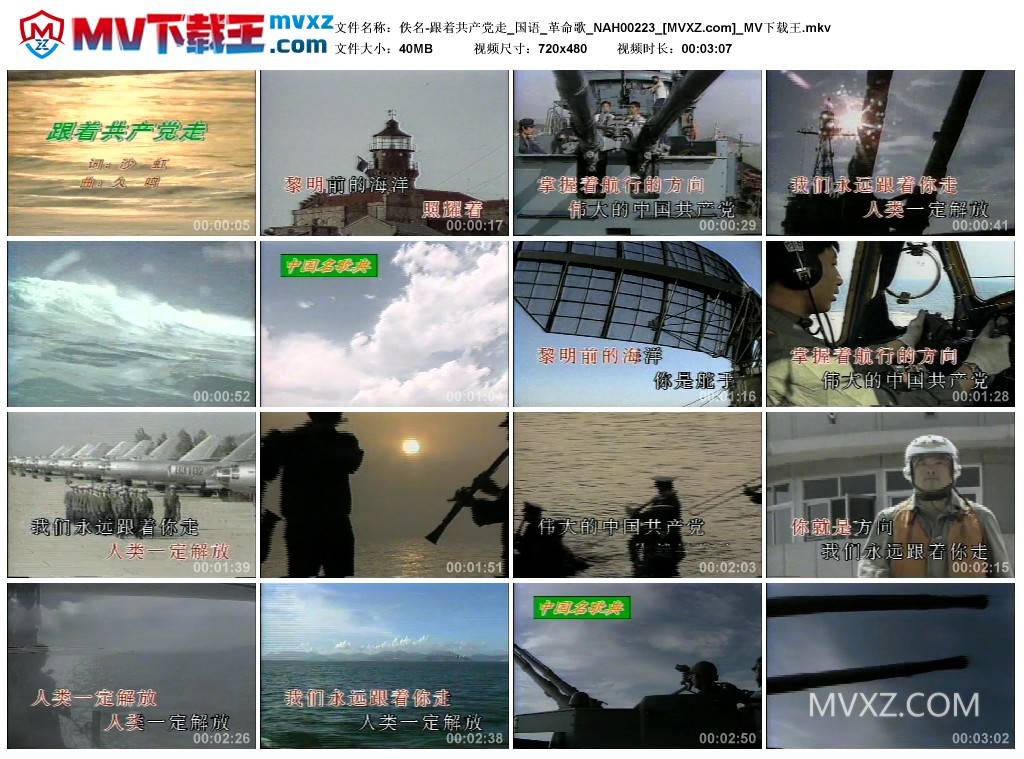 佚名-跟着共产党走_国语_革命歌_NAH00223